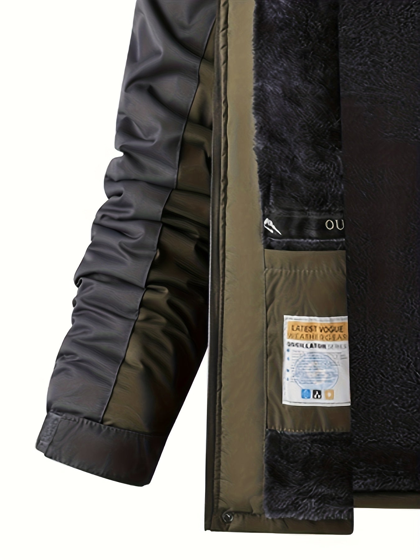 Heavy-Duty Winddichte & Hoogwaardige Winterjas met Volledige Rits en Capuchon, Losse Pasvorm Bergwandeljas voor Skiën, Snowboarden, Buitenactiviteiten - Koud Weer (Machinewasbaar)