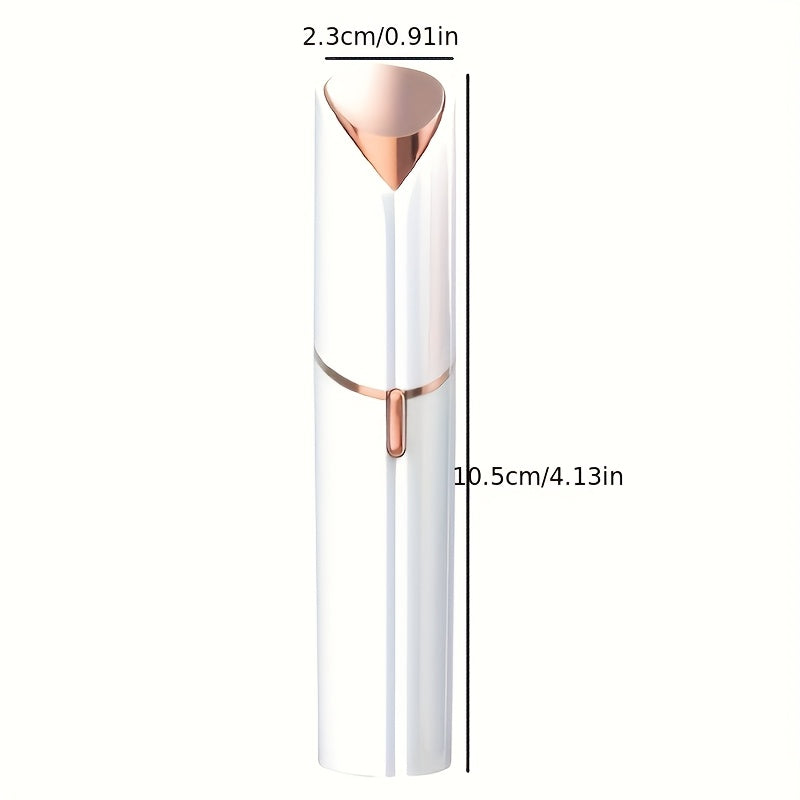 Gezichtshaarverwijderaar voor Vrouwen - zoals gezien op TV, Pijnloze Gezichtsscheerapparaat - Elektrisch Haarverwijderaartje voor Gezicht en Lippen met Licht en 2 Vervangende Koppen