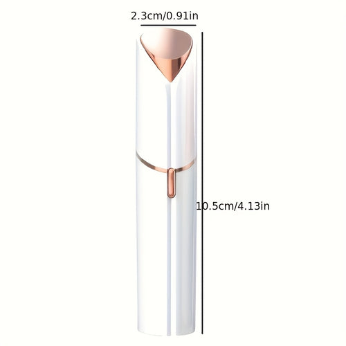 Gezichtshaarverwijderaar voor Vrouwen - zoals gezien op TV, Pijnloze Gezichtsscheerapparaat - Elektrisch Haarverwijderaartje voor Gezicht en Lippen met Licht en 2 Vervangende Koppen