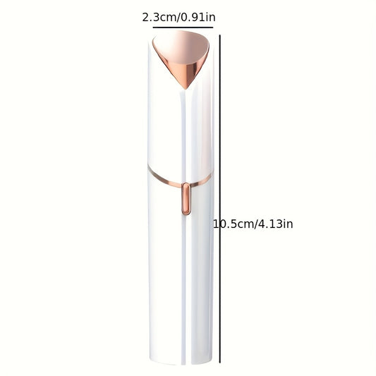 Gezichtshaarverwijderaar voor Vrouwen - zoals gezien op TV, Pijnloze Gezichtsscheerapparaat - Elektrisch Haarverwijderaartje voor Gezicht en Lippen met Licht en 2 Vervangende Koppen