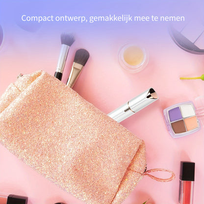 Gezichtshaarverwijderaar voor Vrouwen - zoals gezien op TV, Pijnloze Gezichtsscheerapparaat - Elektrisch Haarverwijderaartje voor Gezicht en Lippen met Licht en 2 Vervangende Koppen
